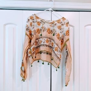 Handmade boho top from Turkey